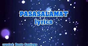 Pasasalamat with lyrics