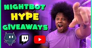 NIGHTBOT GIVEAWAY TUTORIAL/How to (Twitch Youtube Trovo)