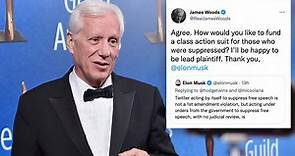 James Woods vows to sue Twitter, Democrats for censoring him online