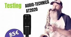 Testing Audio Technica AT2020 microphone (saxophone test)