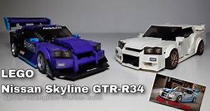 LEGO Custom Build - Nissan Skyline GTR-R34