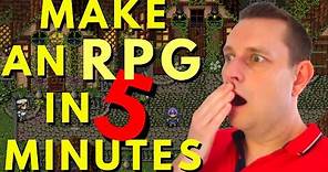 How to make your first RPG in 5 minutes for FREE (and publish it!)