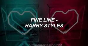 harry styles - fine line // lyrics
