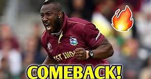 Andre Russell makes West Indies COMEBACK! 🔥| England Vs WI T20 Series Andre Russell Cricket News
