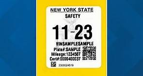 NYS DMV begins issuing new vehicle inspection stickers