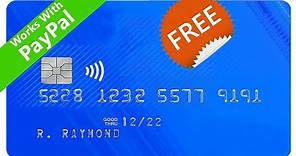 How to get a FREE Virtual Card without any Bank Account - International Virtual Card for PayPal