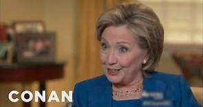 Hillary Clinton's Health Problems Interview | CONAN on TBS