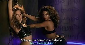 Beyoncé, Shakira - Beautiful Liar // Lyrics + Español // Video Official