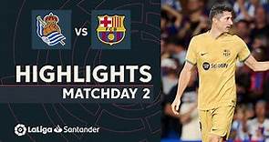 Resumen de Real Sociedad vs FC Barcelona (1-4)