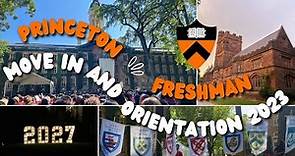 Princeton University Freshman Move In and Orientation Vlog Fall 2023 | international student! 🧡🐯