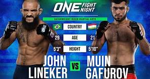 John Lineker vs. Muin Gafurov | Full Fight Replay