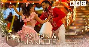 Aston Merrygold & Janette Manrara Jive to 'What Christmas Means To Me' - BBC Strictly 2018