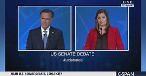 Campaign 2018-Utah Senate Debate