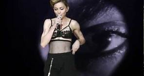 Madonna MDNA Tour - Istanbul (Human Nature) - Madonna shows her tit and tatoo (Full HD)