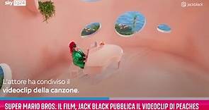Super Mario Bros. Il Film, Jack Black pubblica il videoclip della canzone Peaches