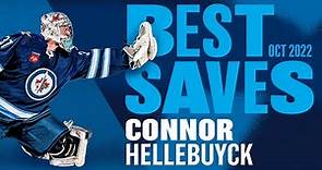Connor Hellebuyck's BEST SAVES | October 2022