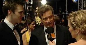 Colin Firth & Nicolas Hoult - BAFTA Film Awards in 2010 Red Carpet