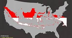 United States (Contiguous) VS All other Countries [Size Comparison]