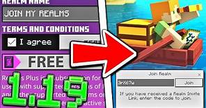 How To Make Realms For MCPE 1.19! - Minecraft Bedrock Edition