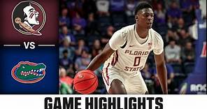 Florida State vs. Florida Game Highlights | 2023-24 ACC Men's Basketball