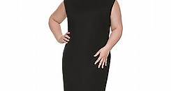 Calvin Klein Plus Size Sleeveless Sheath Dress - Macy's