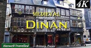 Wow - Dinan Medieval Walled Old Town, Brittany - Bucket List France 4K