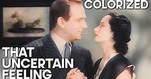 That Uncertain Feeling | COLORIZED | Classic Movie | Merle Oberon