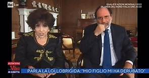 Parla Gina Lollobrigida:" Mio figlio mi ha derubata" - La vita in diretta 15/11/2021