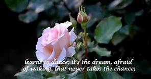 The Rose ~ Bette Midler (HD) with lyrics (HQ Audio)