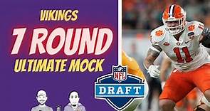 Vikings 7 Round ULTIMATE NFL Mock Draft