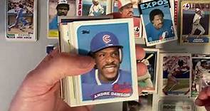 Andre Dawson Baseball Card Collection Review!! 🔥⚾️