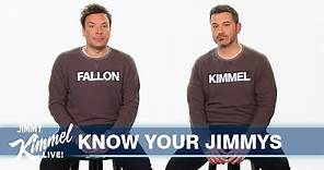 Jimmy Kimmel & Jimmy Fallon Finally Clear Up Who Is Who