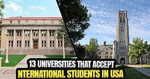 13 Universities in USA Accepting Most International Students.