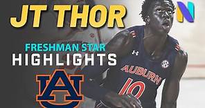 Freshman STAR JT Thor Auburn Tigers 2020-21 Highlights | Charlotte Hornets
