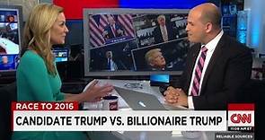 Candidate Trump vs. billionaire Trump