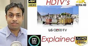 Different TV's Explained 1080p, 4K, 4K HDR, ULTRA HD, Smart TV