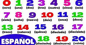 Los Números en Español - Contar del 0 al 1,000 Mill. | Spanish numbers | Aprender español