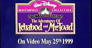 The Adventures of Ichabod and Mr. Toad - 50th Anniversary (1949-1999) Promo (VHS Capture)