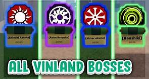 *ALL* Vinland Boss Scroll Spawn Locations in Shindo Life | Shindai, Raion Rengoku, Shiver, Renshiki
