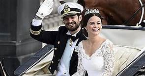 Carlos Felipe de Suecia y Sofía Hellqvist se dan el "sí, quiero" en el Palacio Real de Estocolmo