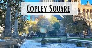 Copley Square | Exploring Boston's Back Bay Neighborhood.