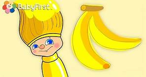 Yellow Ducks, Flowers and BANANAS | Color for Kids | Petey Paintbrush | BabyFirstTV