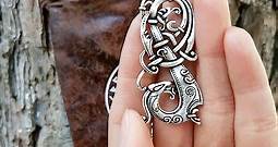 Viking Norse Charm Knot Pagan The Ringerike Dragon Scandinavian Necklace Norse Jewelry