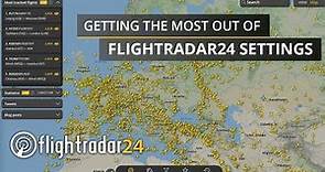 Tutorial: Getting the most out of Flightradar24 Settings options