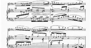 Philippe Gaubert: Nocturne et Allegro Scherzando for Flute & Piano (Score video)