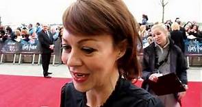 Helen McCrory Interview - Harry Potter Studio Tour Grand Opening