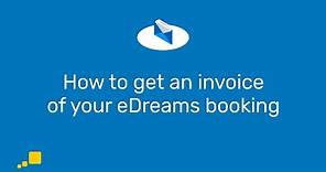 How to get an invoice of your eDreams booking | eDreams