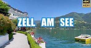 Zell am See Austria 🇦🇹 Walking tour ☀️ 4K HDR