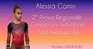 ALESSIA COMIN GARA GOLD 3 AVANZATO ginnastica artistica CSB