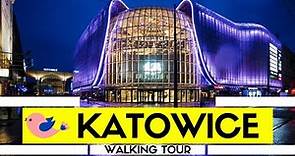 Katowice Poland 4K Walking Tour - Unveiling the Urban Elegance from Afternoon to Dusk.